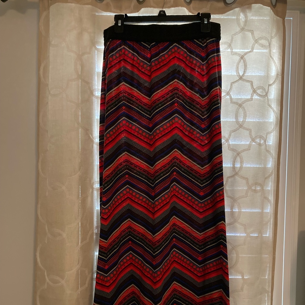 Cato Long Maxi A-line Skirt Size M Medium Geometric